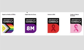 El Departament de Joventut reversiona el seu logo amb diferents adaptacions 