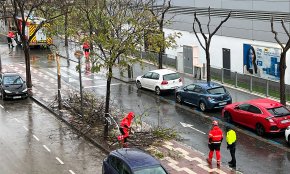 El primer dia de la llevantada provoca pluges moderades a Cambrils