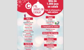 Es posa en marxa la campanya «I tu, jugues en català?» amb 16 botigues adherides al Baix Camp i el Priorat