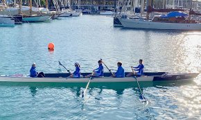 El veterà femení de Vent d’Estrop participa a la VII Regata Maremàgnum de Barcelona en la modalitat de iola clàssica