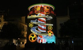 S'estrena el mapping nadalenc a la torre del Port