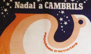 Cartell amb les activitats del Nadal a Cambrils / 1984