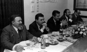 Visita de partit del president Adolfo Suárez a Cambrils / Desembre 1987