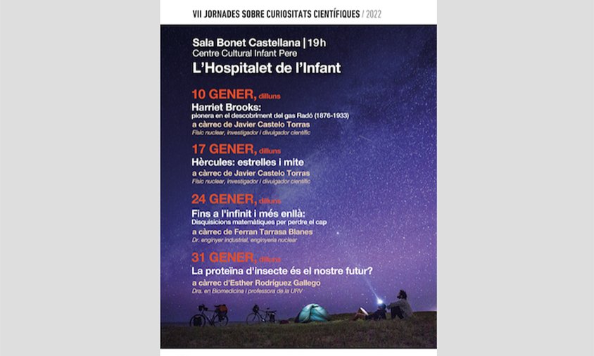 Cartell de les VII Jornades sobre curiositats científiques