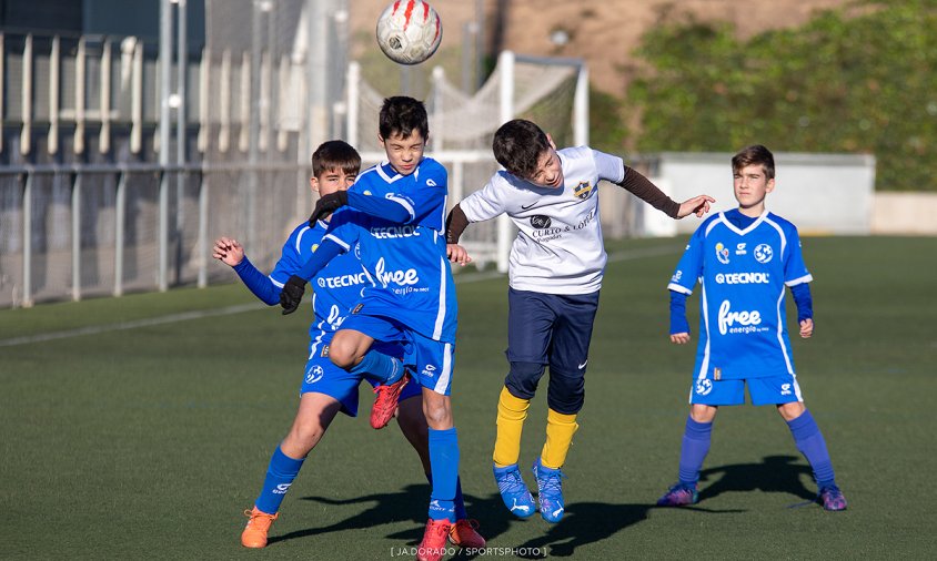 Partit de l'aleví F contra el Costa Daurada