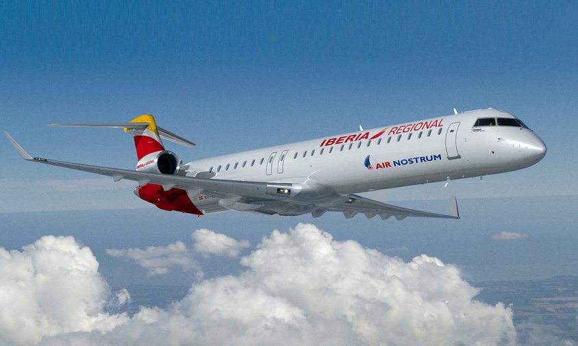 La companyia Air Nostrum oferirà dos vols setmanals a Palma de Mallorca del 14 de juny al 4 de setembre