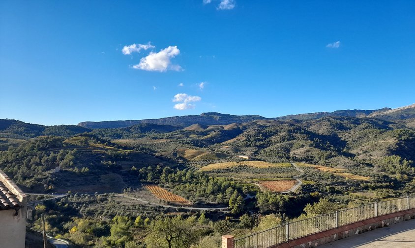 Vistes des del municipi de Torroja del Priorat