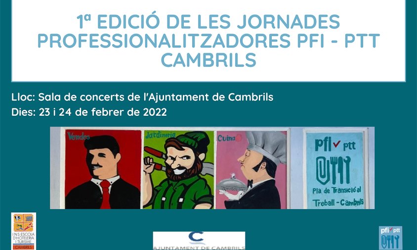 Cartell de les jornades que tindran lloc demà i el dijous a l'Ateneu Juvenil