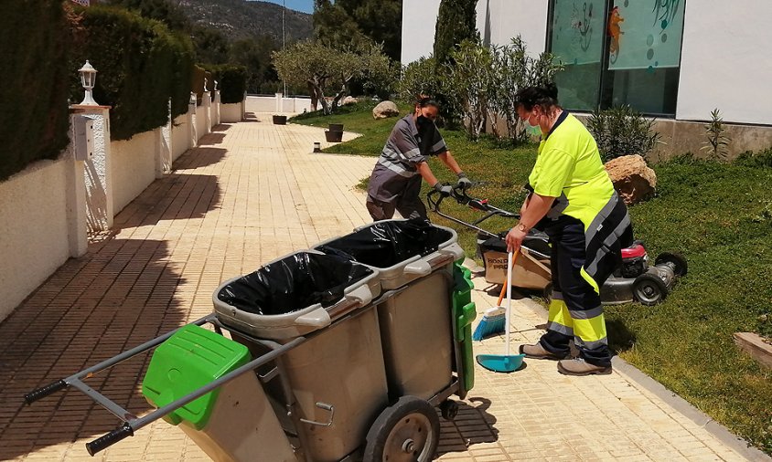 Fotografia d'arxiu d'una de les persones contractades a través de l'Acció d'Ocupació i Professionalització