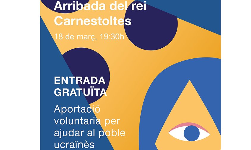 Cartell de l'acte de la presa de possessió del rei Carnestoltes