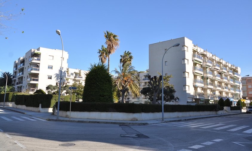 Cruïlla dels carrers de Sant Jaume i de la Riera d'Alforja, a la zona de l'Horta de Santa Maria