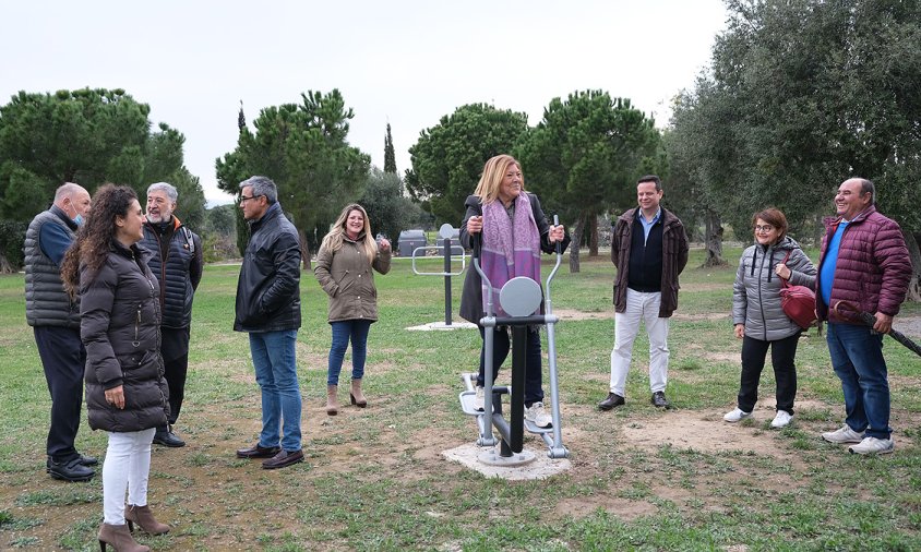 Nou parc d'exercicis instal·lat a la urbanització Tàrraco