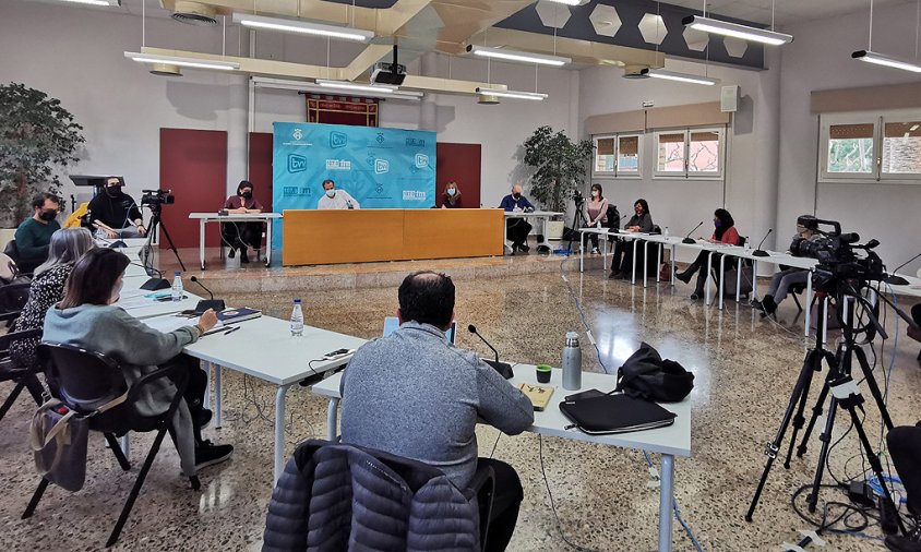 Imatge de la sessió plenària a l'Ajuntament de Vandellòs i l'Hospitalet de l'Infant, aquest passat dijous