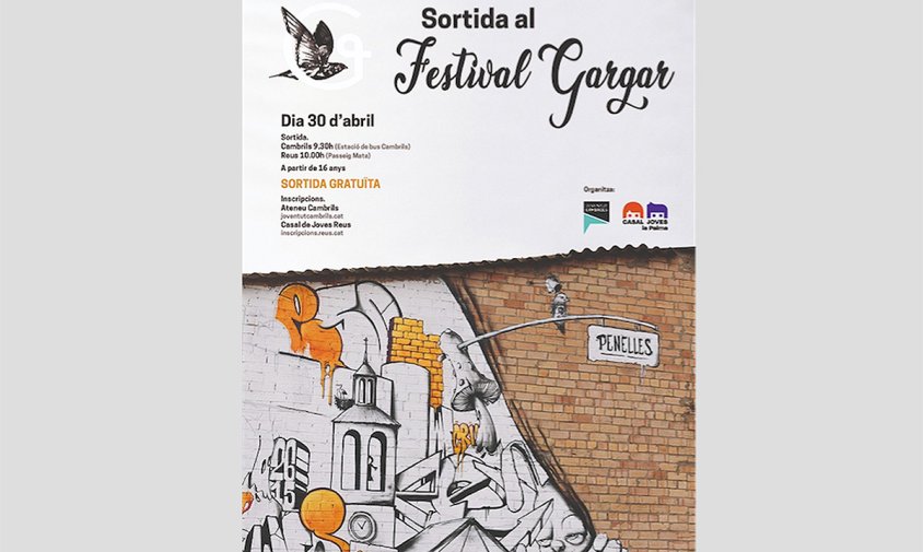 Cartell de la sortida al Gargar Festival