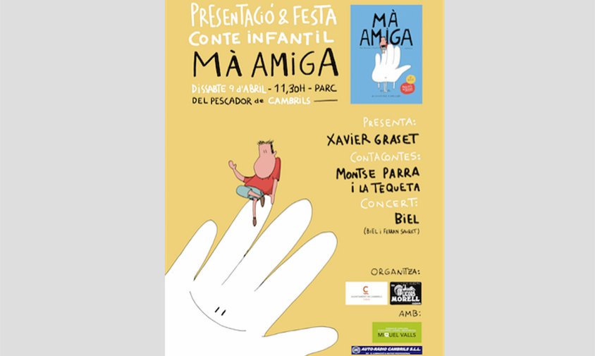 Cartell de l'acte de presentació que es farà el 9 d'abril al parc del Pescador