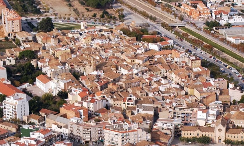 Vista aèria dels barris de la Vila de Cambrils
