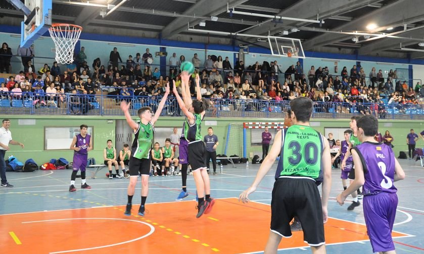 Aspecte del Palau Municipal d'Esports, l'abril de 2019, durant les finals del Torneig de Bàsquet TGN