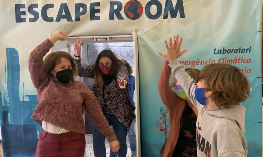 La Nou de Gaià ha estat primer municipi que va acollir l’escape room itinerant, el passat cap de setmana