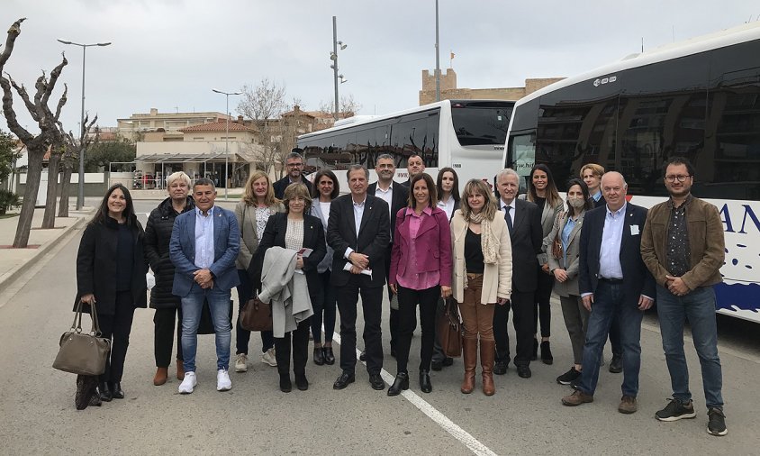 Presentació de les línies, ahir, a l'Hospitalet de l'Infant