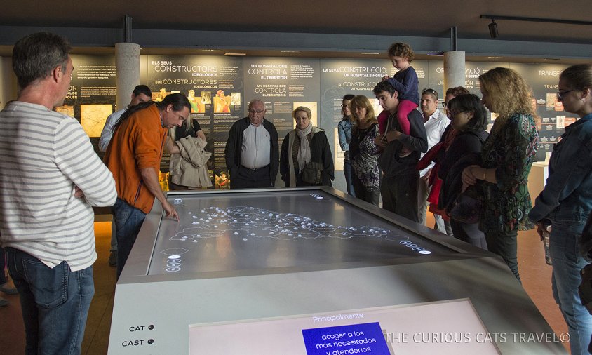 Imatge d'una de les visites guiades