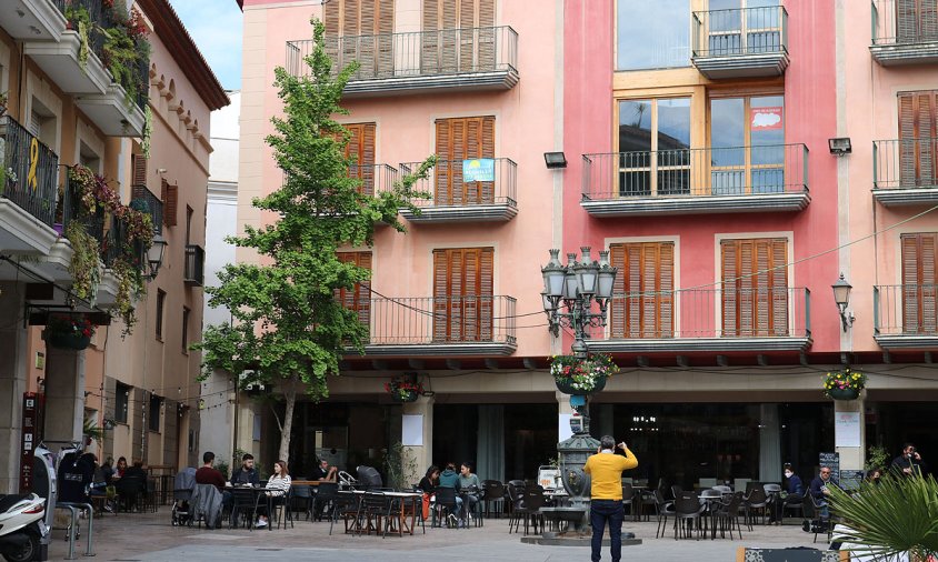 Imatge de la plaça de la Vila