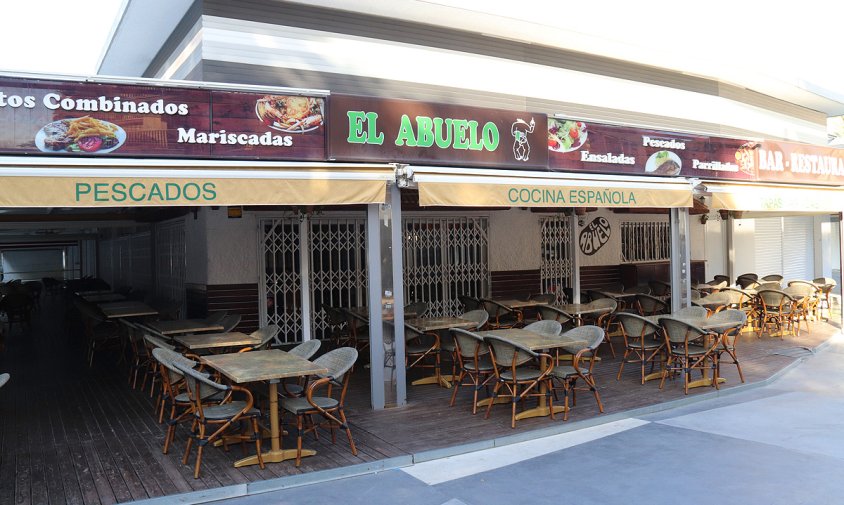 Imatge del local de la zona d'oci de Salou on s'haurien produït els fets