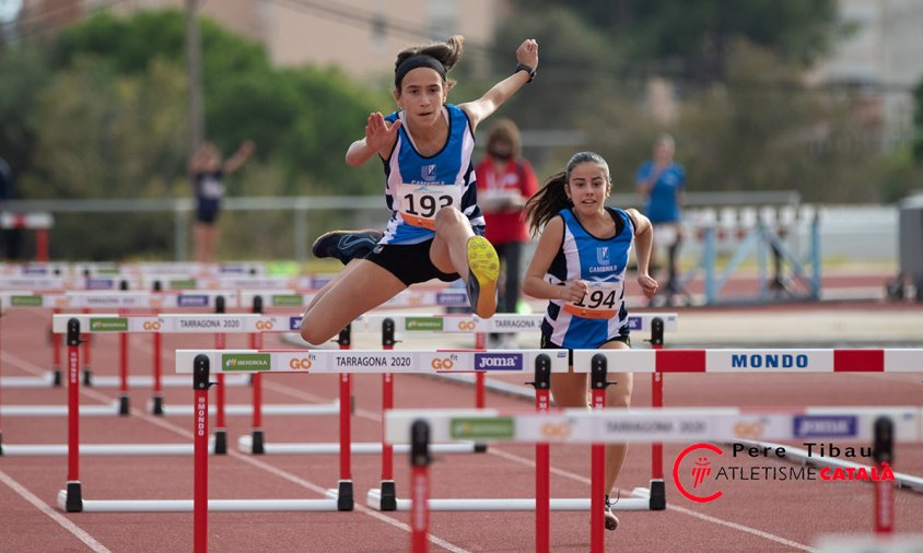 L'atleta del Club Atletisme Cambrils, Aina Ferré