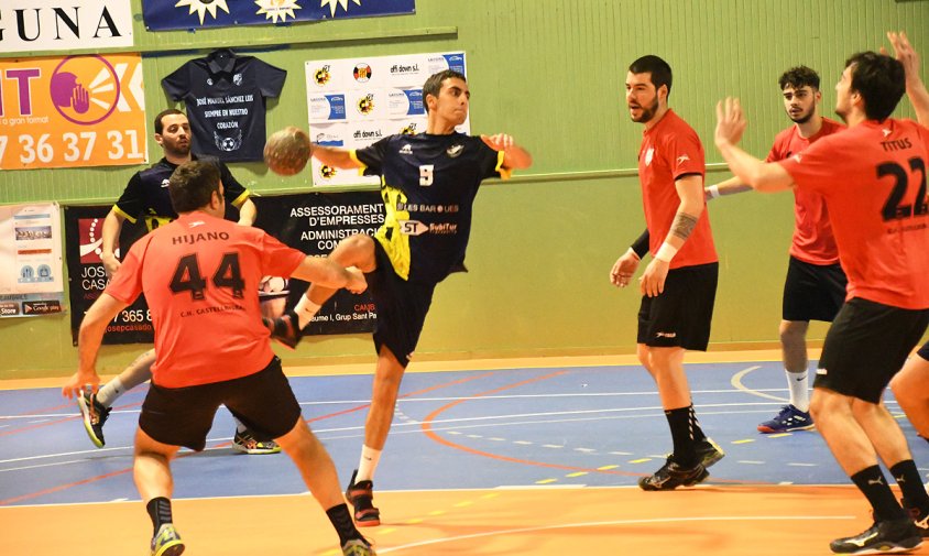 Partit que van disputar el CH Cambrils i el Castellbisbal al Palau Municipal d'Esports, el passat mes de març