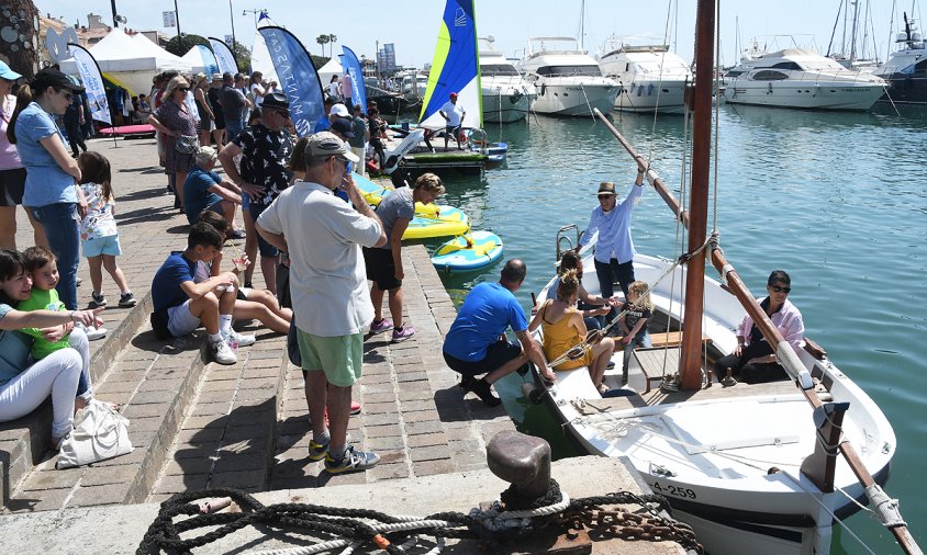 Sortides amb embarcació de vela llatina, dins les activitats de la Fira Marítima