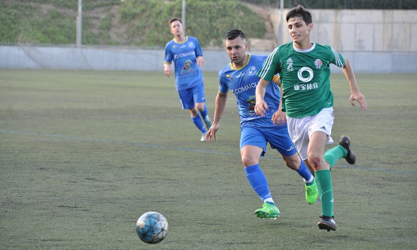 Imatge d'arxiu d'un partit del Cambrils Unió aquesta temporada