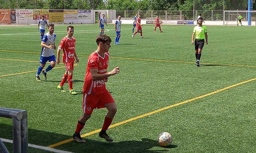 El partit entre el Canonja i el Cambrils Unió es va disputar ahir al matí