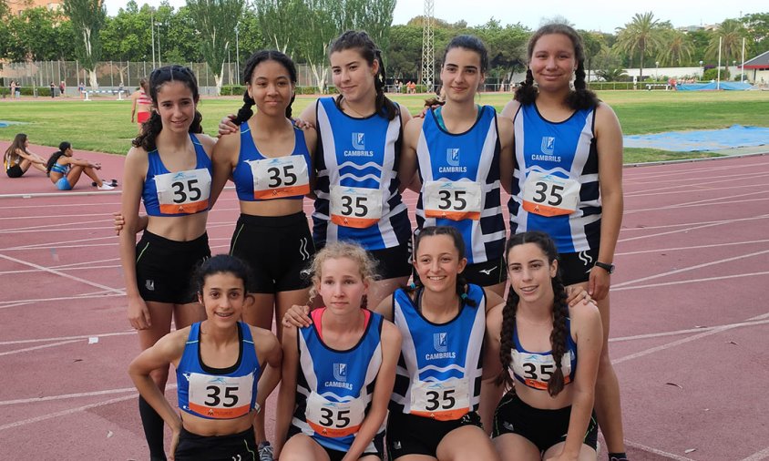 Equip femení del Club Atletisme Cambrils