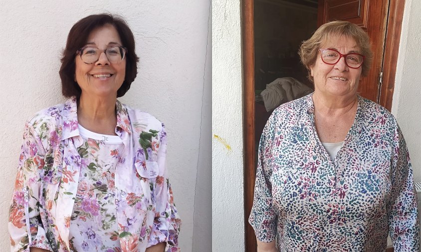 Maria Antònia Moretó i Isabel Coll