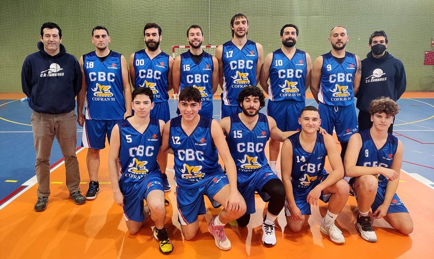 Equip sènior masculí del CB Cambrils