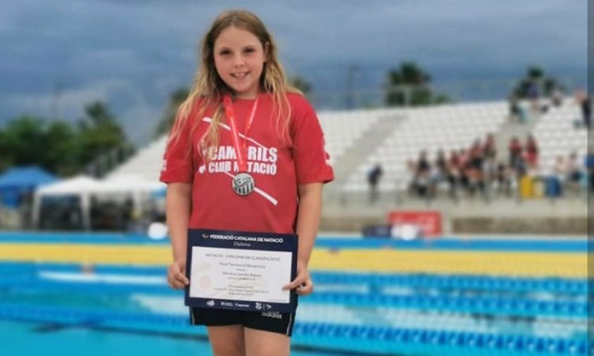 Marina Castellví va aconseguir la medalla de plata als 200 metres lliures