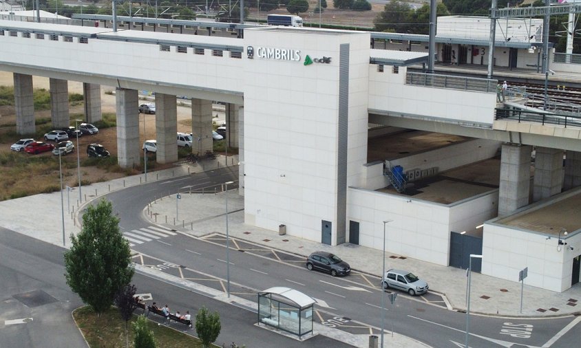 Aspecte actual de l'estació de tren