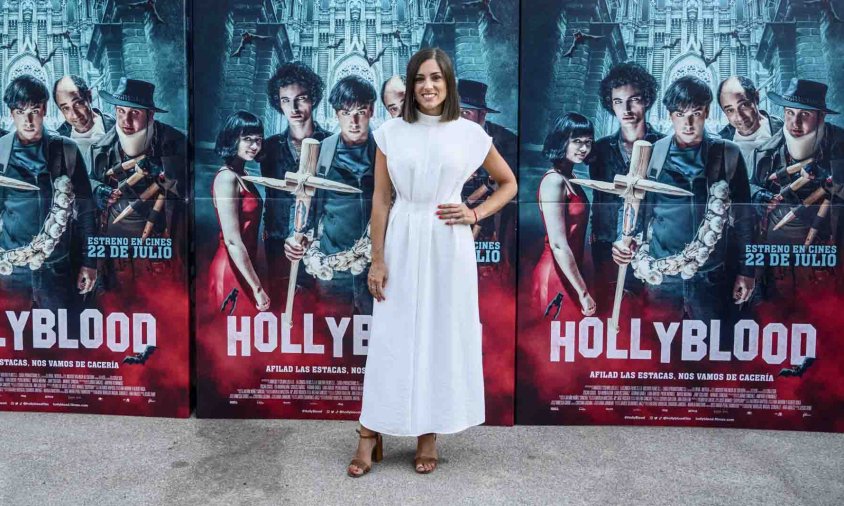 L'actriu Marina Campos a la presentació del film «HollyBlood»