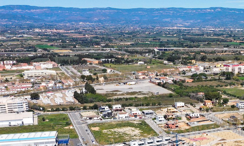Vista aèria de la zona dels Antigons