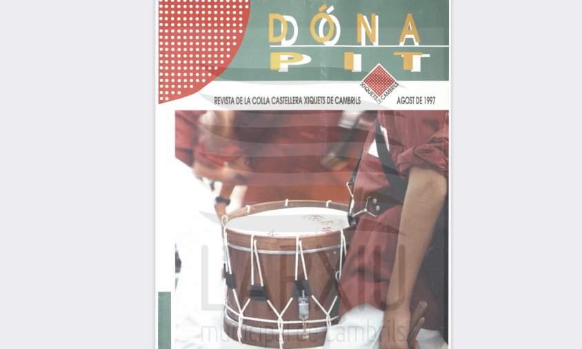 Portada d'un dels números de la publicació castellera Dóna pit