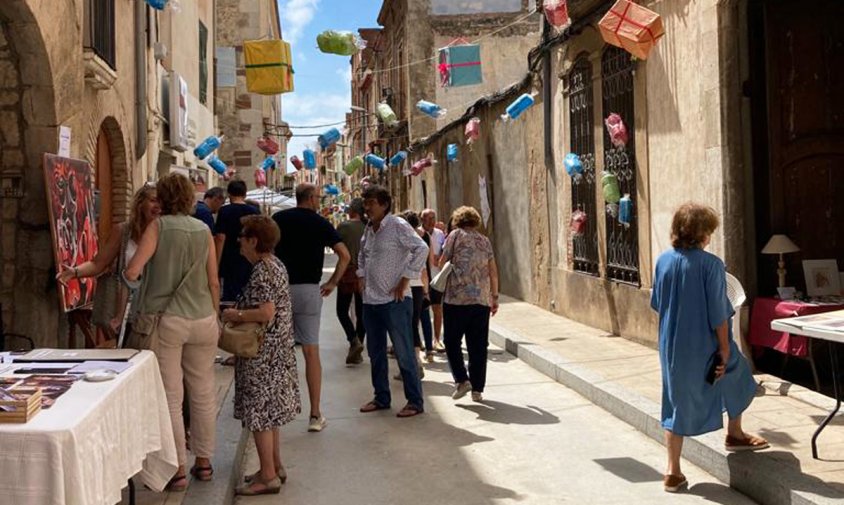 Imatge d'un dels carrers que van acollir el Montbriart, aquest passat cap de setmana