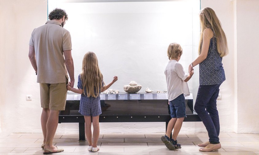 Imatge de la sala d'exposicions del Museu d'Història de Cambrils