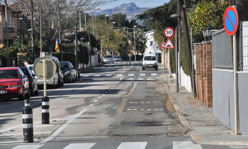 Imatge d'arxiu del carrer de les Orquídies, al barri de la Llosa