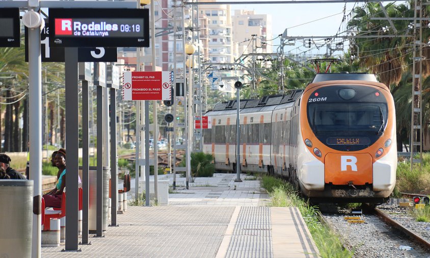 Imatge d'un tren de Rodalies