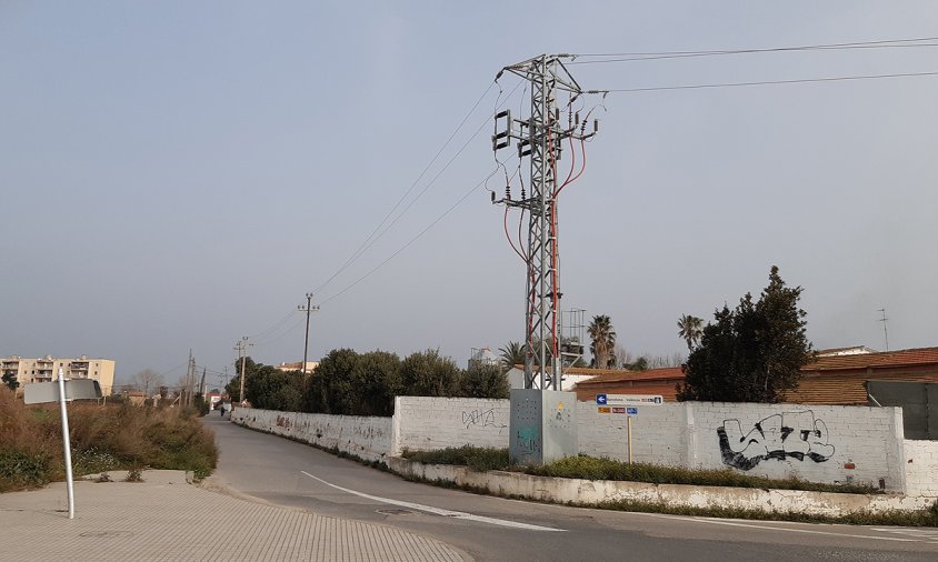 Imatge d'una de les torres de mitjana tensió on s'ha actuat