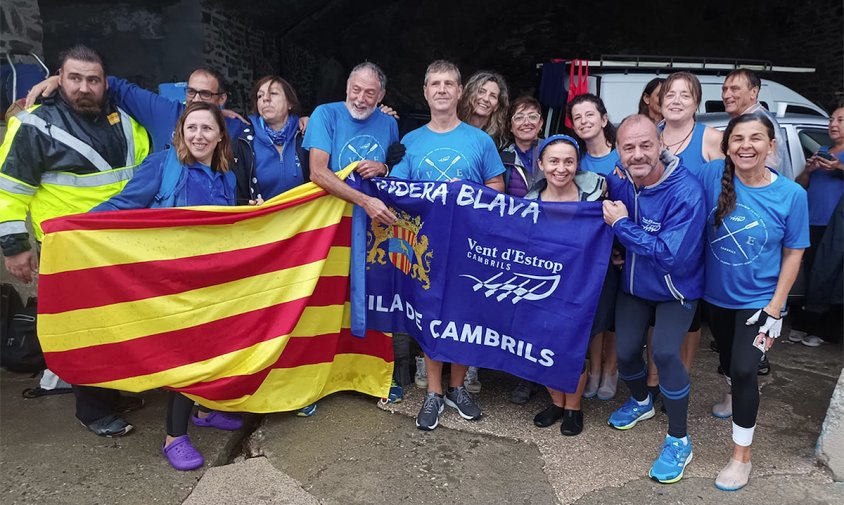 Foto de grup dels vogadors desplaçats a França