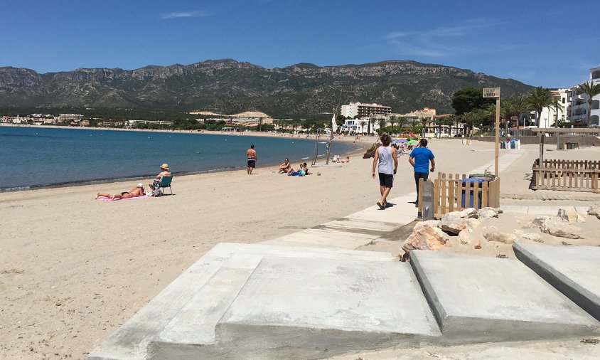 Nova passarel·la a la platja de l'Arenal