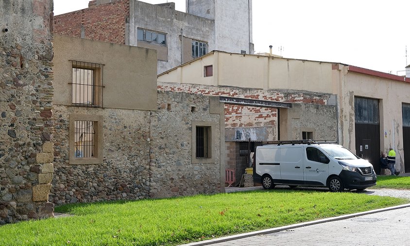 Magatzem de la brigada municipal, a la plaça del Setge