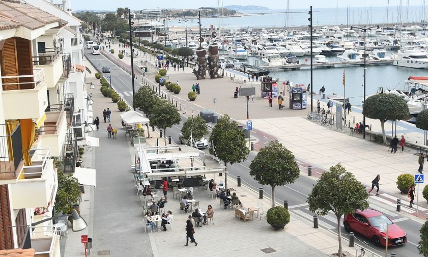 Vista de la façana marítima del Port