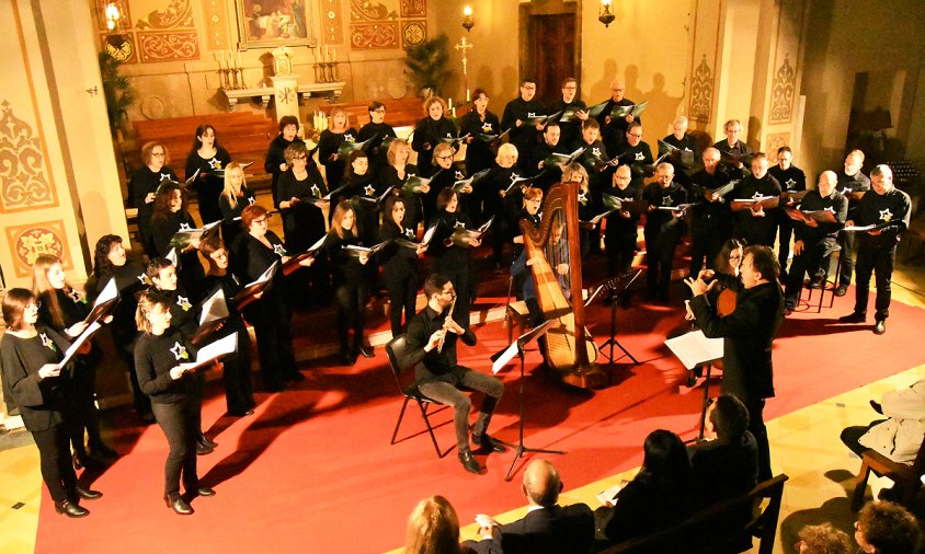 L'Ermita va acollir, ahir a la tarda, el concert de Nadal de la Coral