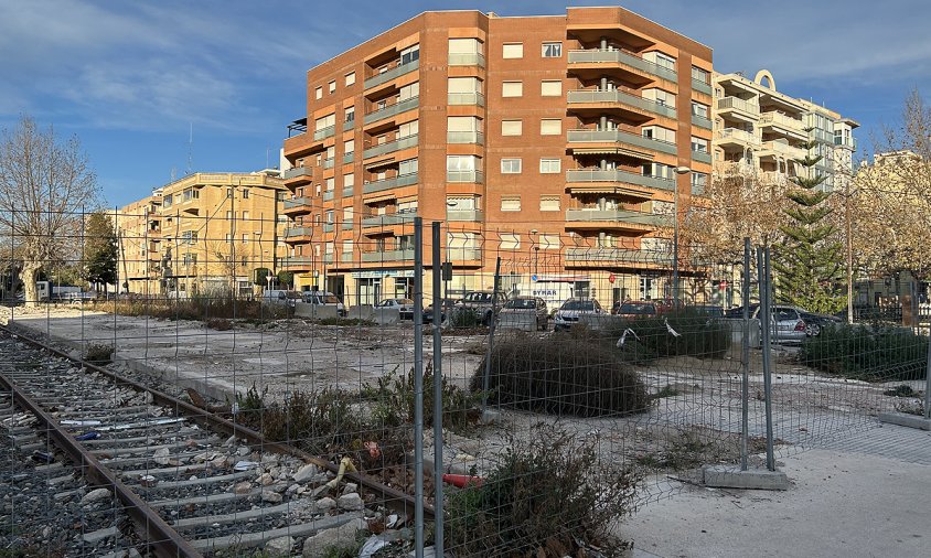 Aspecte actual de l'antiga estació de tren de Cambrils